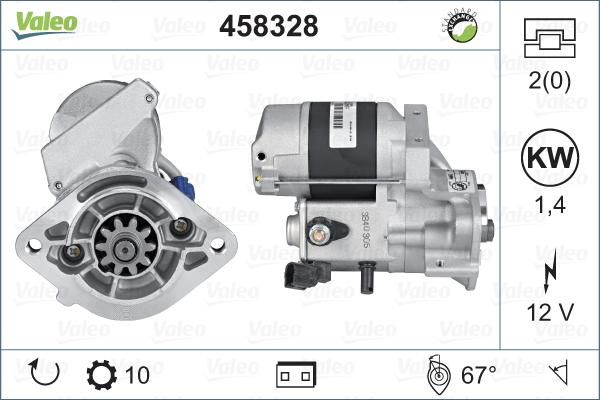 Valeo 458328 - Стартер www.autospares.lv