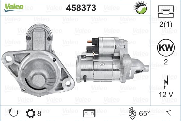 Valeo 458373 - Starteris autospares.lv