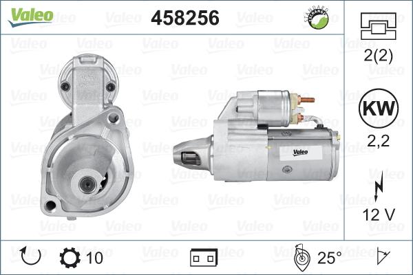 Valeo 458256 - Starteris www.autospares.lv