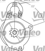 Valeo 458200 - Starter www.autospares.lv