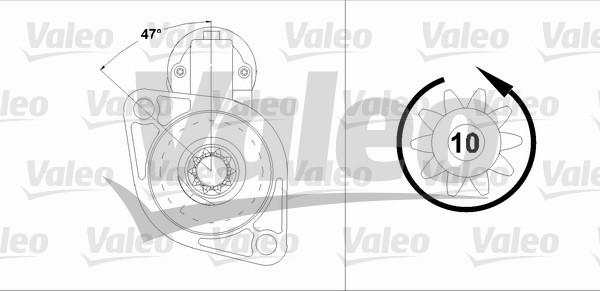 Valeo 458216 - Starteris www.autospares.lv