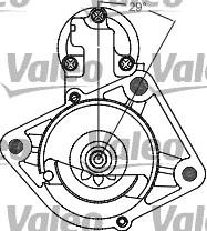 Valeo 458280 - Starteris autospares.lv