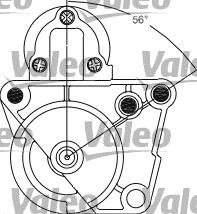 Valeo 458274 - Starteris www.autospares.lv