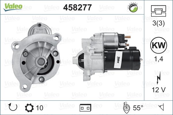 Valeo 458277 - Starter www.autospares.lv