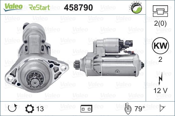 Valeo 458790 - Starter www.autospares.lv