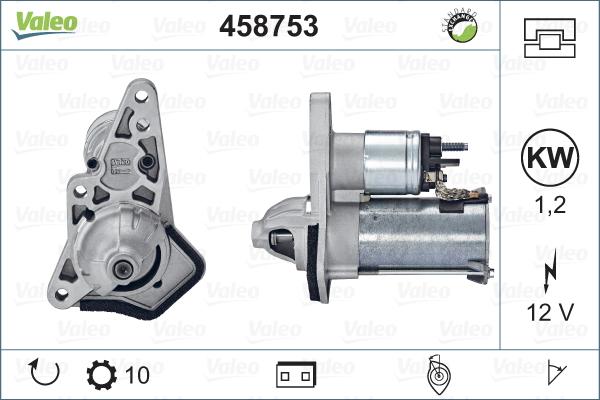 Valeo 458753 - Starter www.autospares.lv