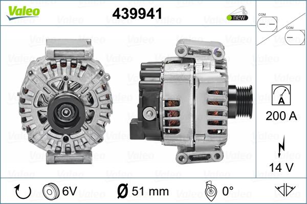 Valeo 439941 - Ģenerators autospares.lv