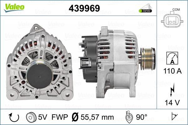 Valeo 439969 - Ģenerators autospares.lv