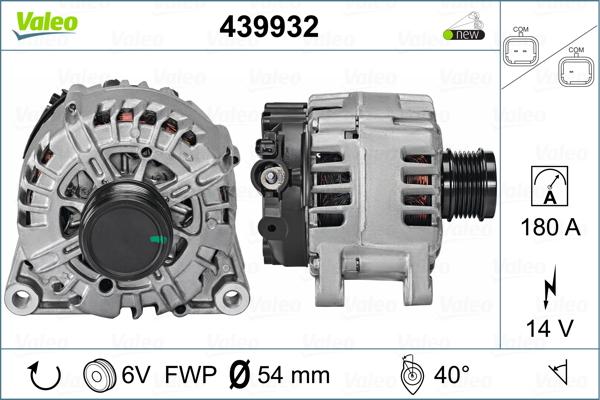 Valeo 439932 - Ģenerators autospares.lv