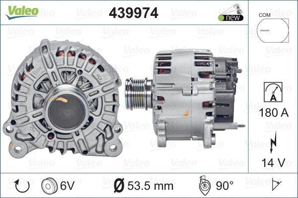 Valeo 439974 - Alternator www.autospares.lv