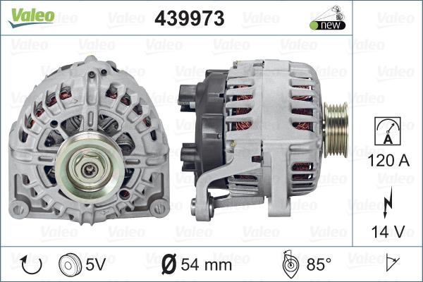 Valeo 439973 - Ģenerators autospares.lv