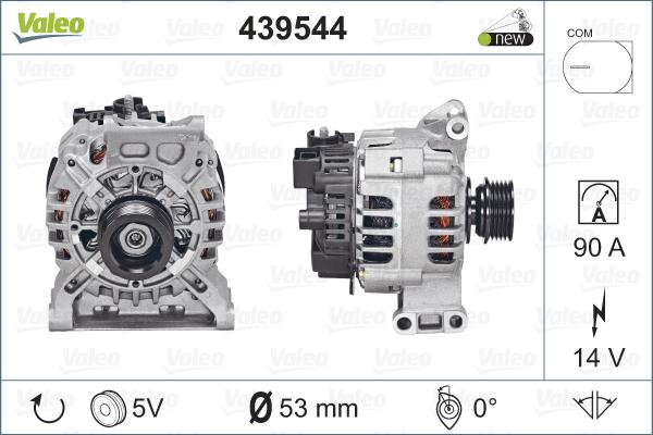 Valeo 439544 - Alternator www.autospares.lv