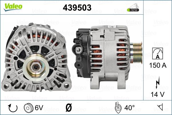 Valeo 439503 - Ģenerators www.autospares.lv