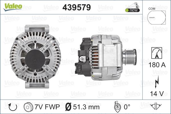 Valeo 439579 - Alternator www.autospares.lv