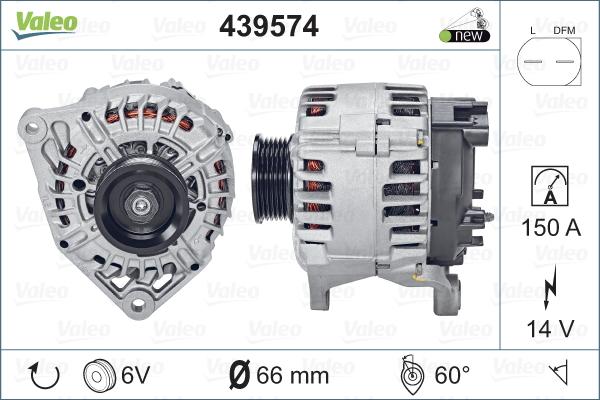 Valeo 439574 - Alternator www.autospares.lv