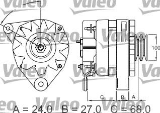 Valeo 439099 - Alternator www.autospares.lv