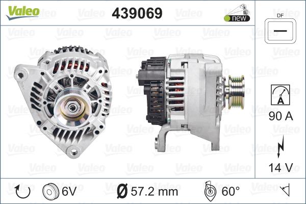 Valeo 439069 - Ģenerators autospares.lv