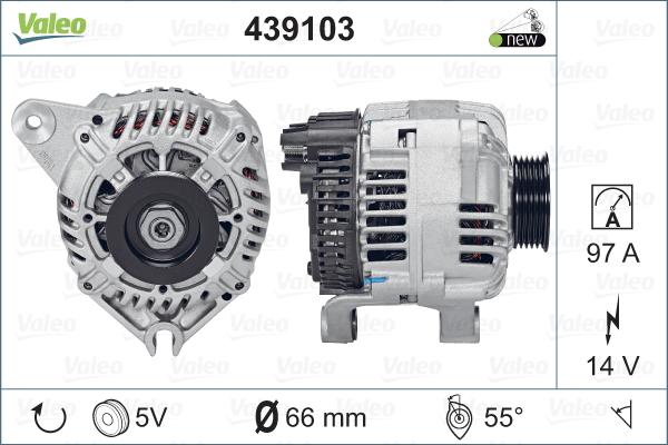 Valeo 439103 - Ģenerators autospares.lv