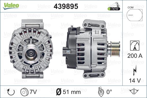 Valeo 439895 - Ģenerators www.autospares.lv