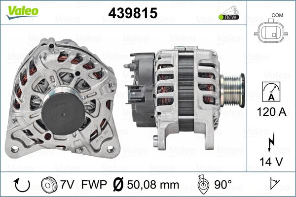 Valeo 439815 - Ģenerators autospares.lv