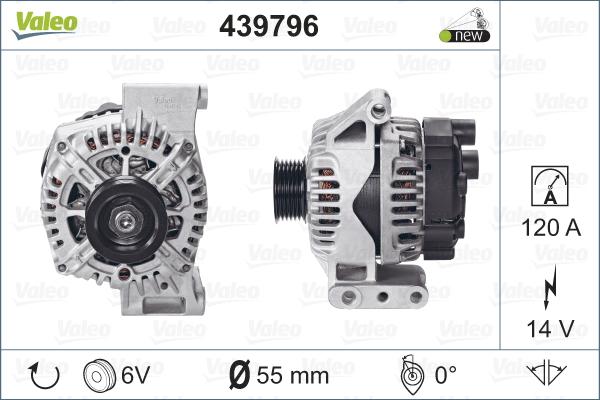 Valeo 439796 - Alternator www.autospares.lv