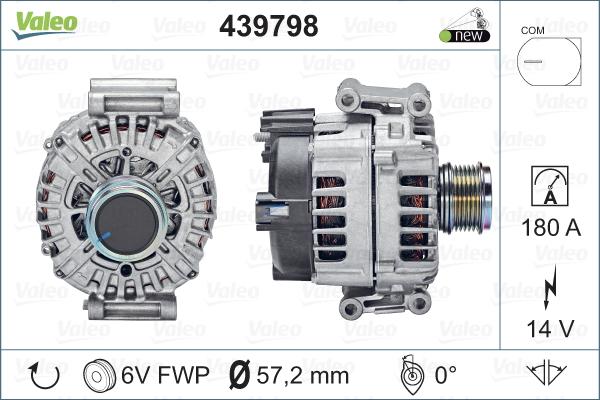 Valeo 439798 - Alternator www.autospares.lv