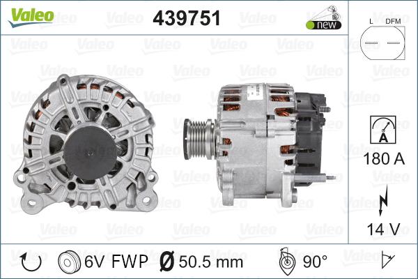 Valeo 439751 - Alternator www.autospares.lv