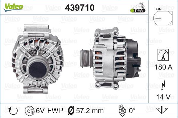 Valeo 439710 - Alternator www.autospares.lv