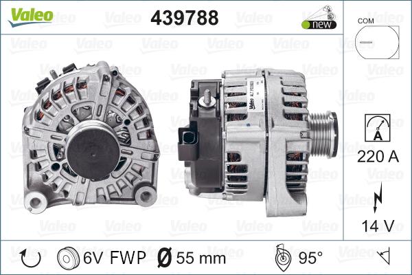 Valeo 439788 - Ģenerators autospares.lv