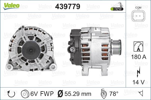 Valeo 439779 - Ģenerators autospares.lv