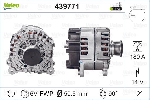 Valeo 439771 - Ģenerators autospares.lv