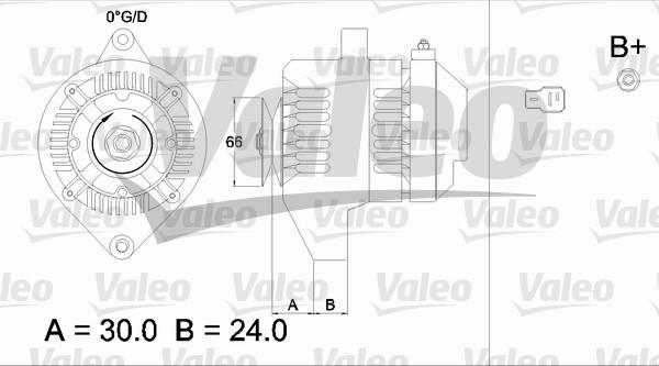 Valeo 436497 - Ģenerators www.autospares.lv