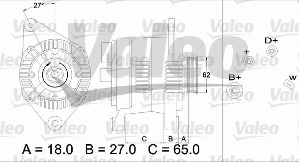 Valeo 436468 - Alternator www.autospares.lv