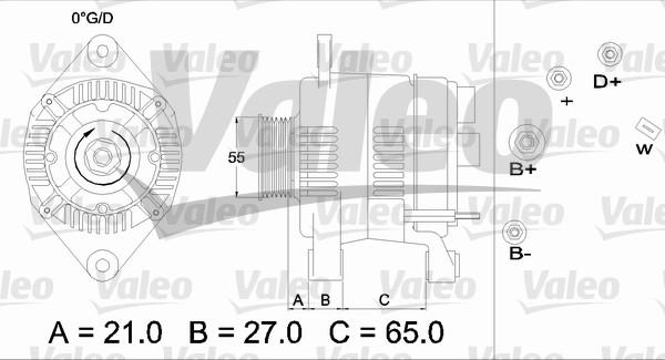 Valeo 436403 - Alternator www.autospares.lv