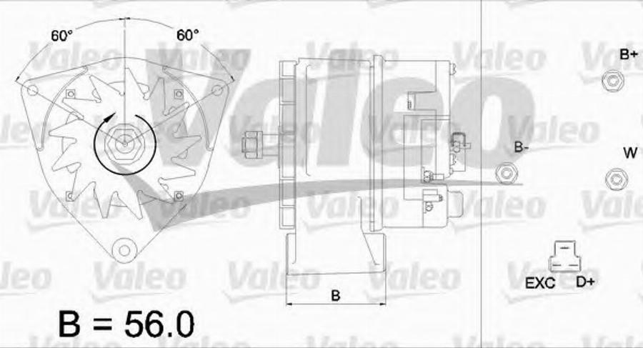 Valeo 436 419 - Ģenerators autospares.lv