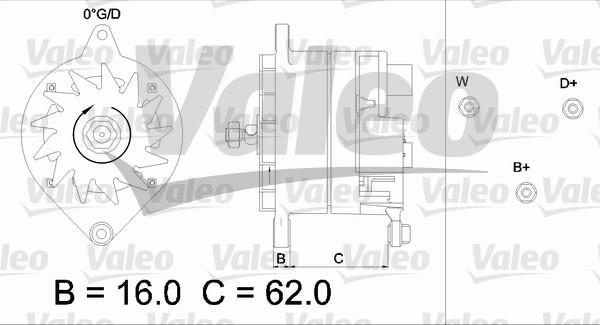 Valeo 436416 - Ģenerators autospares.lv