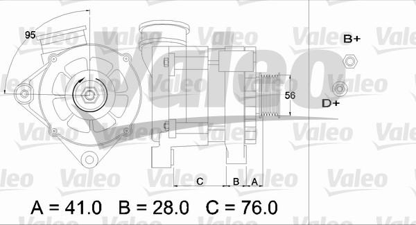 Valeo 436410 - Ģenerators autospares.lv