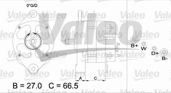 Valeo 436434 - Ģenerators autospares.lv