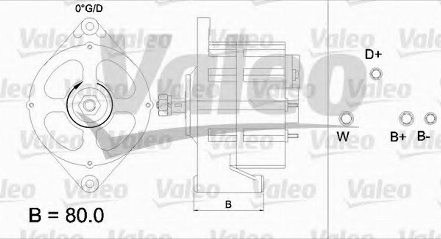 Valeo 436431 - Alternator www.autospares.lv