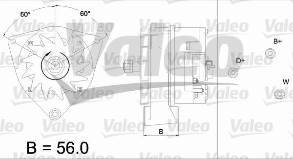 Valeo 436420 - Генератор www.autospares.lv