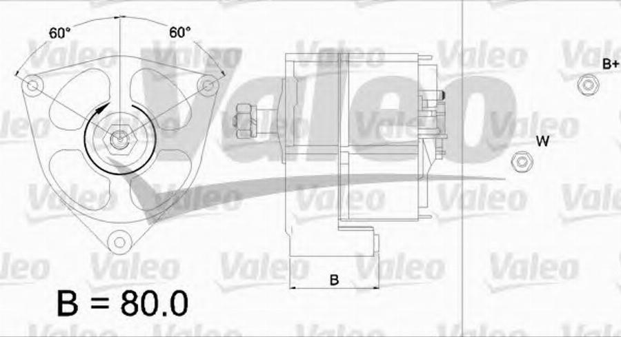 Valeo 436428 - Ģenerators www.autospares.lv