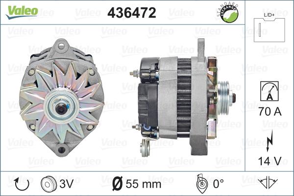 Valeo 436472 - Alternator www.autospares.lv