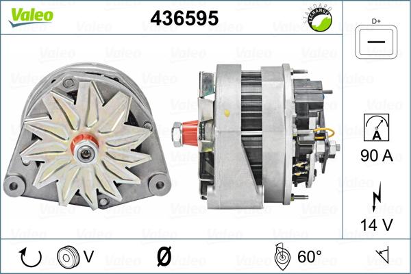 Valeo 436595 - Alternator www.autospares.lv