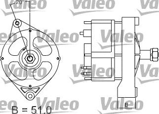 Valeo 436590 - Ģenerators autospares.lv