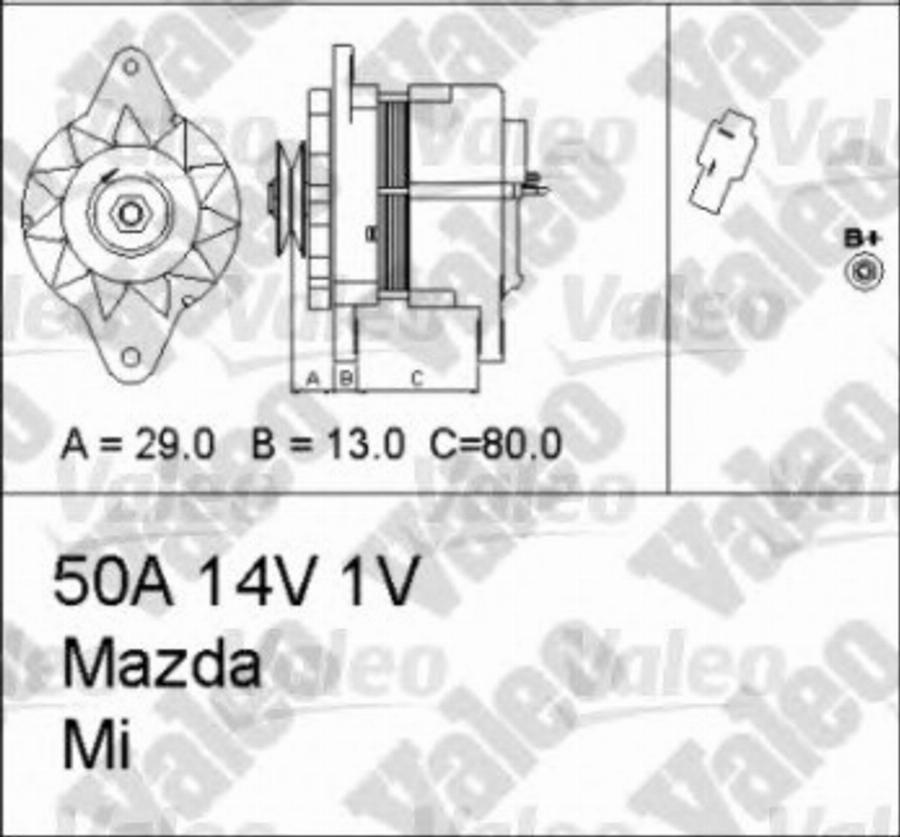 Valeo 436549 - Alternator www.autospares.lv