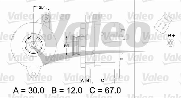 Valeo 436540 - Ģenerators autospares.lv