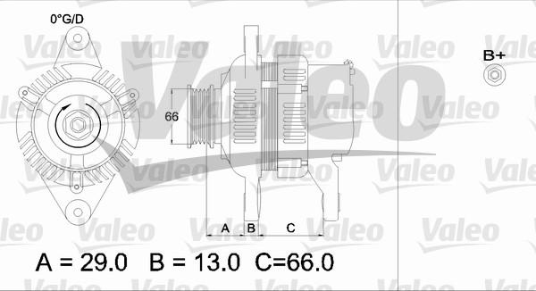 Valeo 436548 - Генератор www.autospares.lv