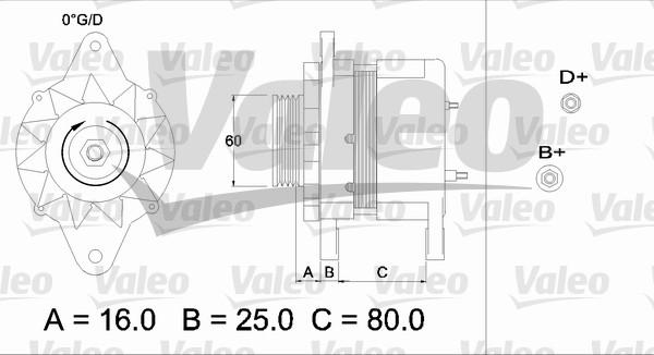 Valeo 436547 - Ģenerators autospares.lv