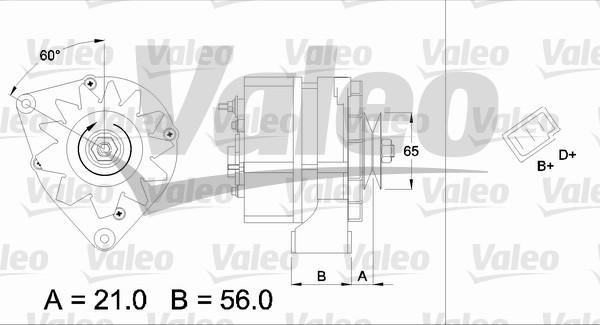 Valeo 436556 - Генератор www.autospares.lv