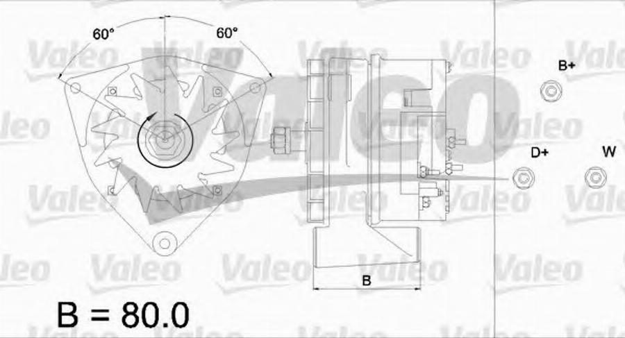 Valeo 436558 - Alternator www.autospares.lv